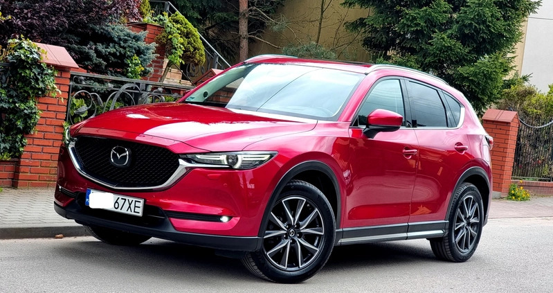 Mazda CX-5 cena 116900 przebieg: 76000, rok produkcji 2017 z Sierpc małe 781